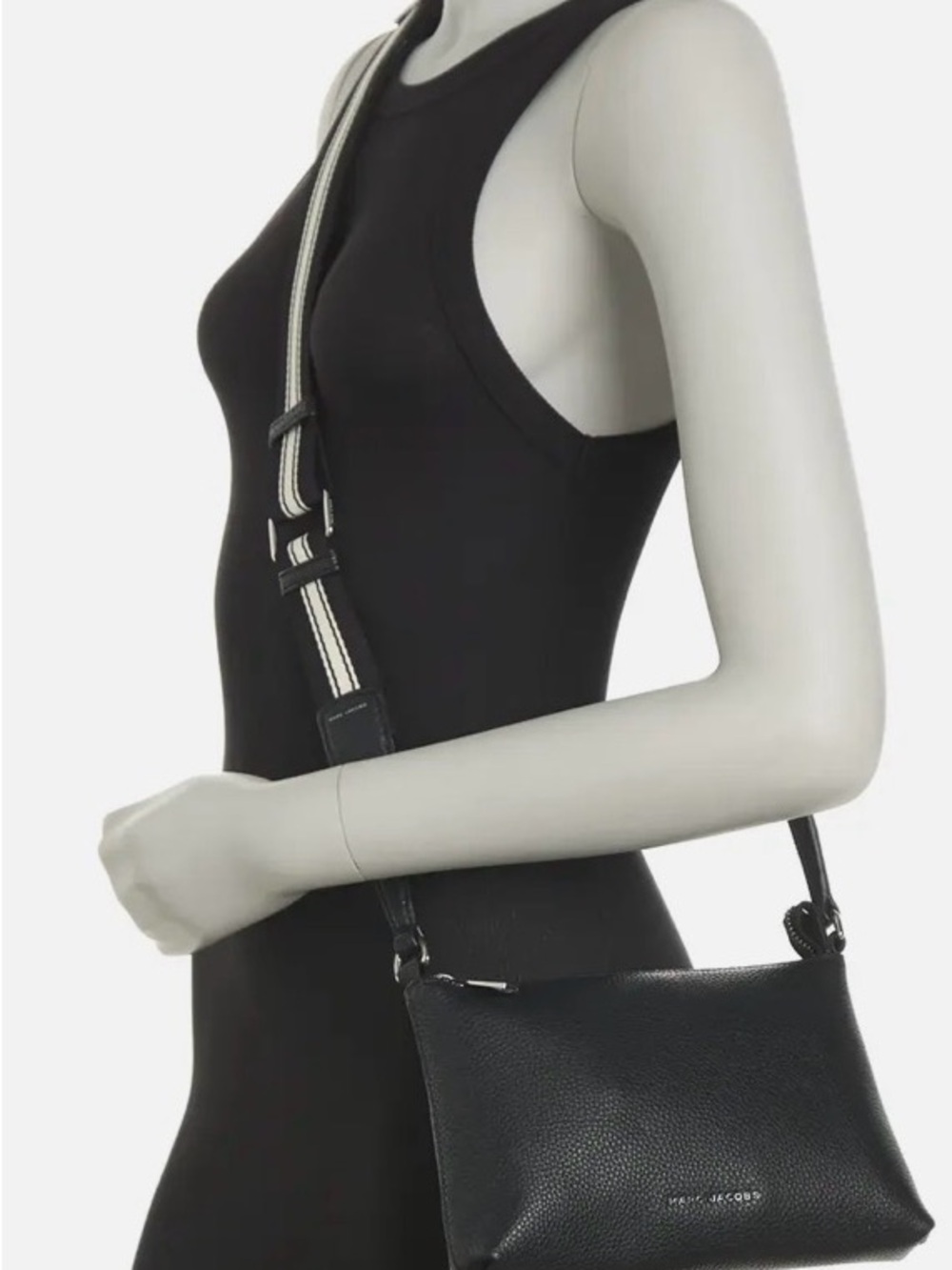 Marc Jacobs Black Pebbled Leather - Picture 3 of 5